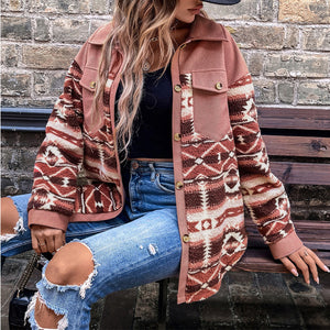 Women's Fashion Drop-shoulder Sleeve Plush Coat