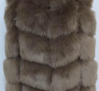 ZADORIN 90cm Luxury Women Faux Fur Jackets Sleeveless Slim Long Faux Fur Vest Gilet Furry Warm Winter Overcoat Women Plus Size