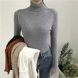 Knitted Women high neck Sweater