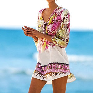 Bathing suit cover ups Kaftan Beach