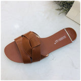 Women Summer Beach Slides Flip Flops Outdoor Flat Slipper