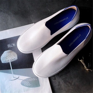 Women's Loafers flat Shoes Zapato Round  Ballerine Femme