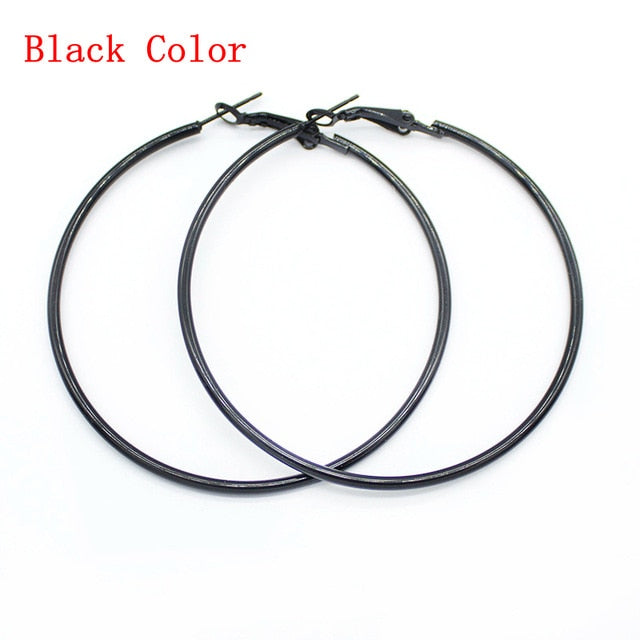 Big Hoop Earring for Women Jewelry Mother Gold Color