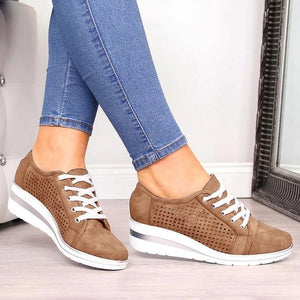 Women Flats Shoes Female Hollow Breathable Mesh