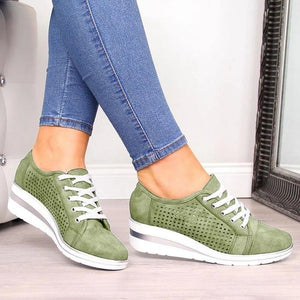 Women Flats Shoes Female Hollow Breathable Mesh