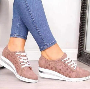 Women Flats Shoes Female Hollow Breathable Mesh