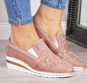 Women Flats Shoes Female Hollow Breathable Mesh