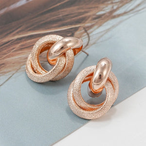 Flashbuy Gold Color Alloy Drop Earrings