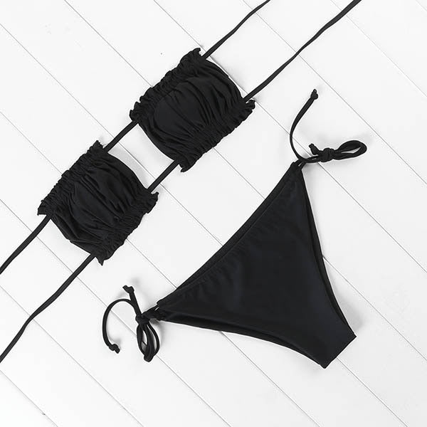 Women Bandeau Micro Bikini Swimsuit