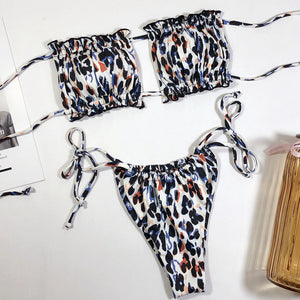 Women Bandeau Micro Bikini Swimsuit