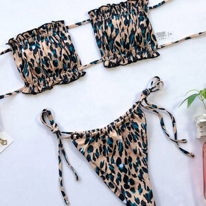 Women Bandeau Micro Bikini Swimsuit