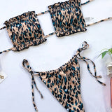 Women Bandeau Micro Bikini Swimsuit