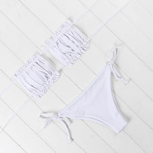 Women Bandeau Micro Bikini Swimsuit