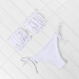 Women Bandeau Micro Bikini Swimsuit
