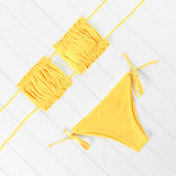 Women Bandeau Micro Bikini Swimsuit