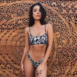 Women Swimwear Leopard Bikini Set