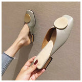 Slippers Slip On Mules Flat Heel