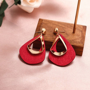 Round Dangle Geometric Drop Earrings For Women