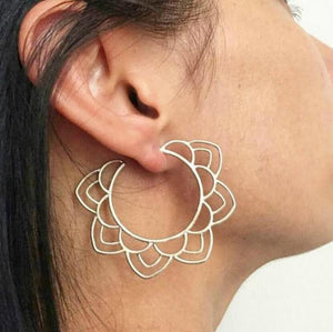 Vintage Geometric Gold Asymmetric Earring