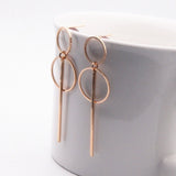 Vintage Geometric Gold Asymmetric Earring