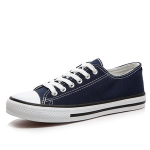Woman Canvas Shoes Flat Platform Loafers Vulcanize Neutral and Classic