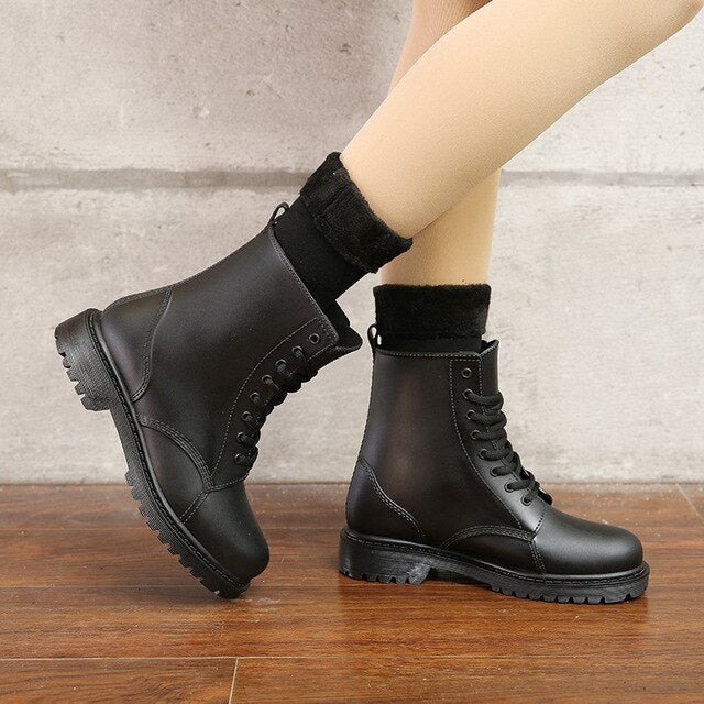 Rainboots Waterproof Shoes Ankle Boots