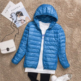 NewBang Brand 7XL 8XL Women's Down Coat Ultra Light Down Jacket Women Hooded Female Big Size Winter Feather Warm Jacket