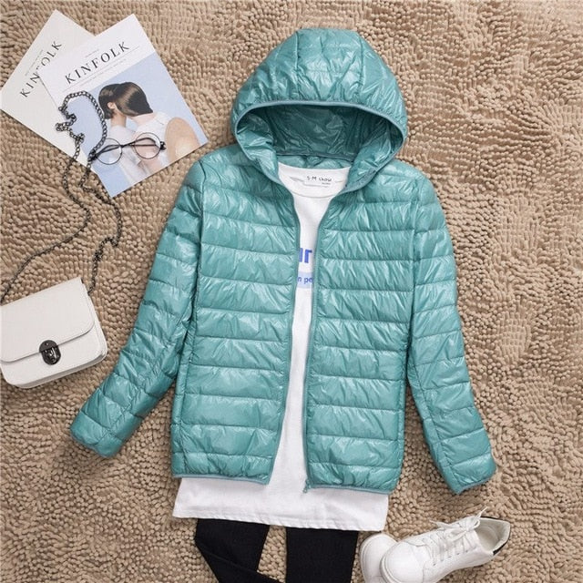 NewBang Brand 7XL 8XL Women's Down Coat Ultra Light Down Jacket Women Hooded Female Big Size Winter Feather Warm Jacket