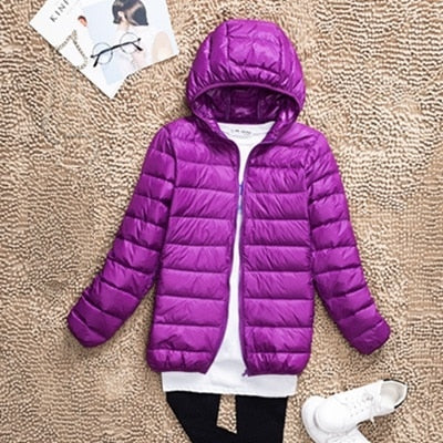 NewBang Brand 7XL 8XL Women's Down Coat Ultra Light Down Jacket Women Hooded Female Big Size Winter Feather Warm Jacket