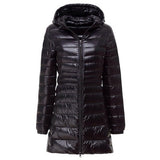 NewBang 7XL 8XL Plus Long Down Jacket Women Winter Ultra Light Down Jacket Women With Hooded Down Coat Female Big Size Coats