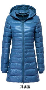 NewBang 7XL 8XL Plus Long Down Jacket Women Winter Ultra Light Down Jacket Women With Hooded Down Coat Female Big Size Coats