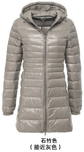 NewBang 7XL 8XL Plus Long Down Jacket Women Winter Ultra Light Down Jacket Women With Hooded Down Coat Female Big Size Coats