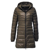 NewBang 7XL 8XL Plus Long Down Jacket Women Winter Ultra Light Down Jacket Women With Hooded Down Coat Female Big Size Coats
