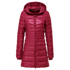 NewBang 7XL 8XL Plus Long Down Jacket Women Winter Ultra Light Down Jacket Women With Hooded Down Coat Female Big Size Coats