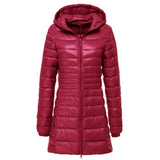 NewBang 7XL 8XL Plus Long Down Jacket Women Winter Ultra Light Down Jacket Women With Hooded Down Coat Female Big Size Coats