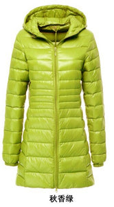 NewBang 7XL 8XL Plus Long Down Jacket Women Winter Ultra Light Down Jacket Women With Hooded Down Coat Female Big Size Coats